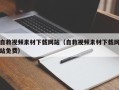 西藏自救视频素材下载网站（自救视频素材下载网站免费）